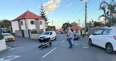 Colisão entre duas motas faz um ferido