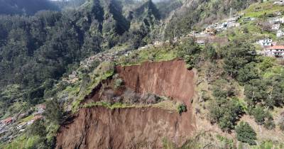 Derrocada no Curral das Freiras pode levar à evacuação de habitações