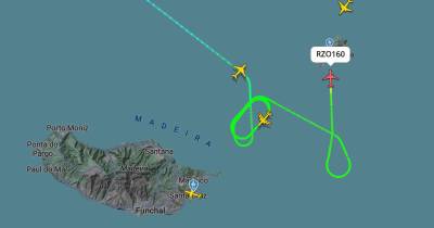 Aviões às voltas entre Madeira e Porto Santo