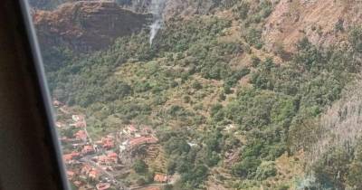 Incêndio no Curral mobiliza corporações e helicóptero