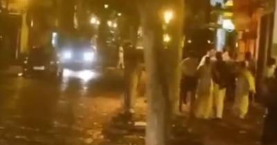 Vídeo mostra ‘pancadaria’ esta madrugada no Funchal