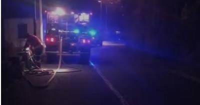 Incêndio na Caldeira aciona uma equipa dos bombeiros (com vídeo)