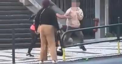 Quatro pessoas estiveram envolvidas na briga do passado sábado.