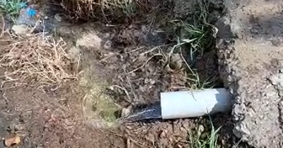 Residentes do Caniço denunciam descarga de águas, Câmara assegura que é rutura na rede de água potável (com vídeo)