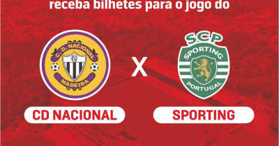 ️ Subscreva a edição digital do JM e receba bilhetes para o jogo CD Nacional x Sporting