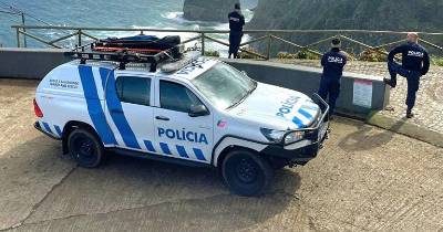 Equipa de busca e resgate da PSP está no terreno.