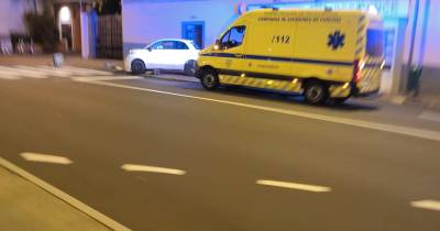 Despiste esta madrugada na Estrada Monumental provoca danos avultados