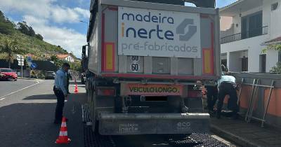 PSP monta operação stop para fiscalizar peso de veículos pesados