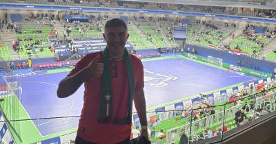 Presidente da AFM acompanha final do Europeu de futsal entre Portugal e Espanha