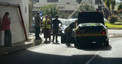 Colisão na Cancela provoca “confusão” no trânsito