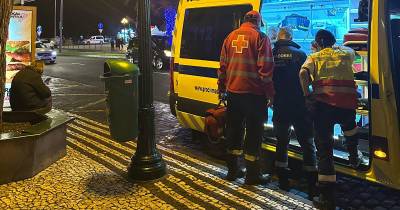 Homem socorrido após queda na Avenida do Mar