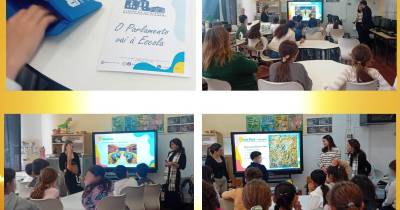 ‘Parlamento Vai à Escola’ esteve com alunos da EB1/PE/C da Ponta do Sol
