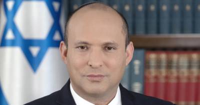 O antigo primeiro-ministro israelita Naftali Bennett .