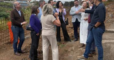 Coligação ‘Funchal Sempre Melhor’ visitou obra de alargamento da Travessa do Pico em São Martinho