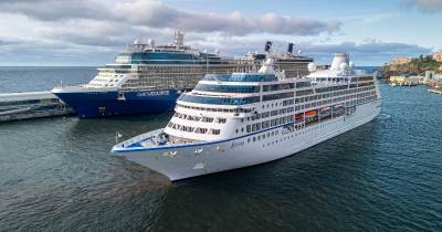 Em conjunto, os dois navios trazem à Madeira perto de cinco mil pessoas para passar o dia.