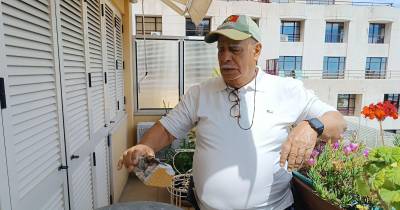 João Andrade diz que a obra de reabilitação das fachadas é urgente. No mínimo, pede que sejam retirados os elementos arquitetónicos que se estão a desfazer, antes que alguém se magoe a sério.