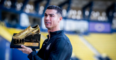 Ronaldo recebeu a ‘Bota de Ouro’.
