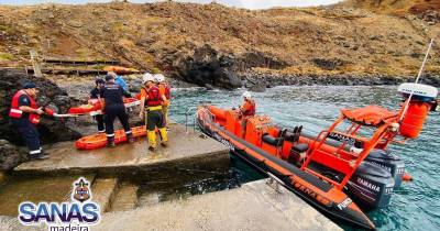 SANAS e Bombeiros Municipais de Machico trabalharam em articulação na Ponta de São Lourenço.