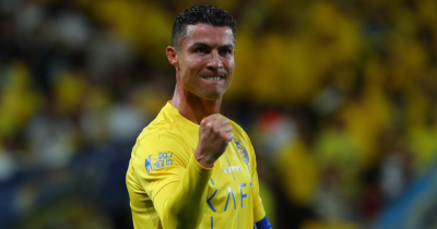 Cristiano Ronaldo adianta o Al Nassr no marcador.