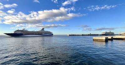 Navios de cruzeiro passam noite na Madeira