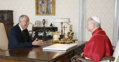 Marcelo Rebelo de Sousa convidou Leão XIV a visitar o país e abordou impacto da tempestade Kristin