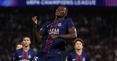 Nuno Mendes fez um dos golos da vitória do PSG sobre a Atalanta (4-0).