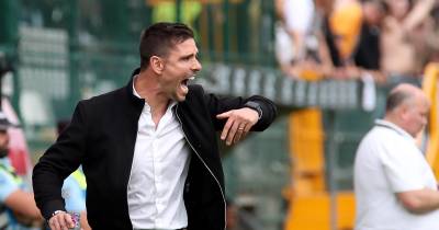 Tiago Margarido na porta de entrada do Vitória de Guimarães