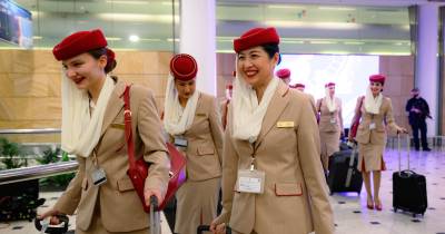 Uma interceção militar foi visível hoje de manhã sobre o aeroporto de Dubai.