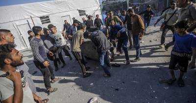 Ataque israelita na Faixa de Gaza.