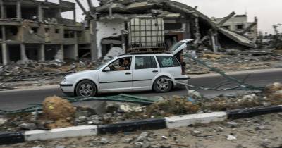 População deslocada está a abandonar Rafah.