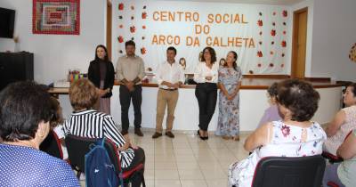 Nova autarca calhetense esteve hoje no Centro Social do Arco da Calheta.