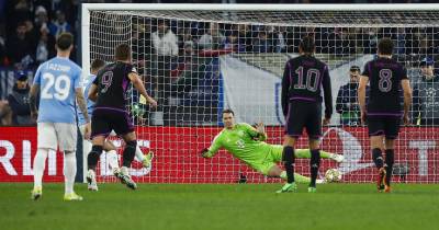 Immobile converteu a grande penalidade que deu o triunfo à Lázio, diante do Bayern de Munique.