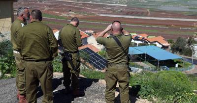 Soldados israelitas no sul do Líbano.