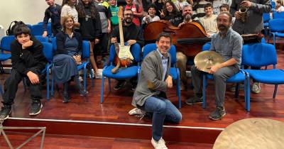 Imaculado e ‘Melro Preto’ promovem o jazz junto da comunidade escolar