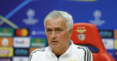 LC: Mourinho revela Benfica na máxima força com regressos de Bah e Ríos