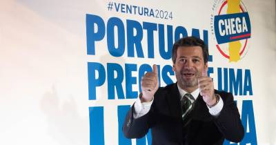 André Ventura salientou que votar no Chega é “o único voto seguro que garantirá a limpeza que este país precisa em termos de corrupção”.