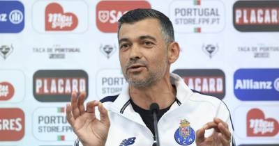 O treinador do FC Porto, Sérgio Conceição, em antevisão.
