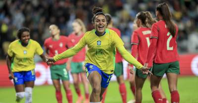 Seleção portuguesa feminina perde com Brasil em jogo de preparação