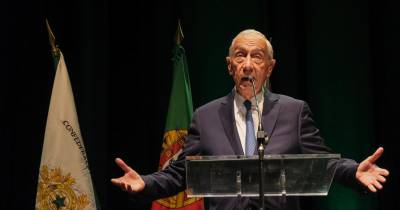O Presidente da República esteve hoje também no encerramento do Congresso do centenário da Confederação Portuguesa de Coletividades de Cultura, Recreio e Desporto.