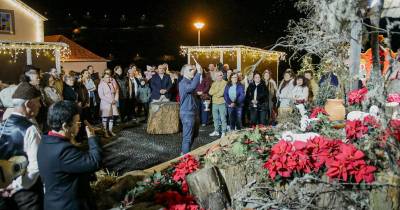 Presépio da Quinta Grande abençoado (com fotos)