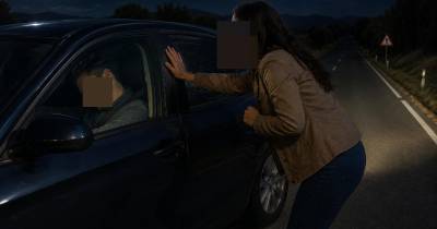 Condutor estava alegadamente a dormir em cima do volante.