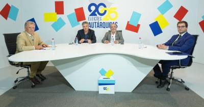 15-09-2025 Debate Autárquicas São Vicente, com João Carlos Gouveia e António Gonçalves, nos estúdios do canal Na Minha Terra TV (Foto Joana Sousa)
