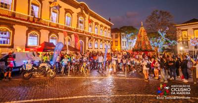 Passeio das Luzes de Natal volta a iluminar o Funchal com 200 cicloturistas