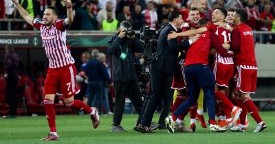 Olympiacos apura-se para a final da Liga Conferência Europa de futebol