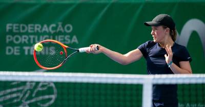 Madalena Fernandes na final do circuito internacional Tennis Europe