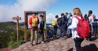 Turistas estavam no Pico do Areeiro