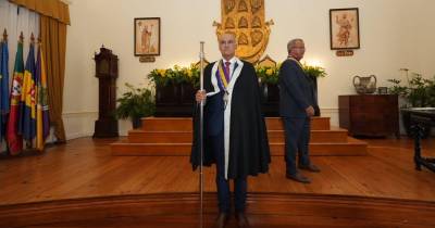 Jorge Carvalho tomou posse como presidente da Câmara Municipal do Funchal esta segunda-feira.