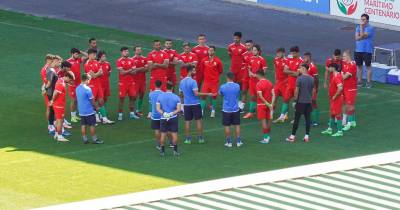 Ricardo Henriques orientou o treino do Marítimo