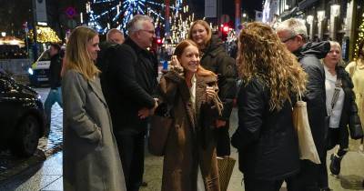 Ana Corina Sosa, filha de Maria Corina Machado, à chegada a Oslo.