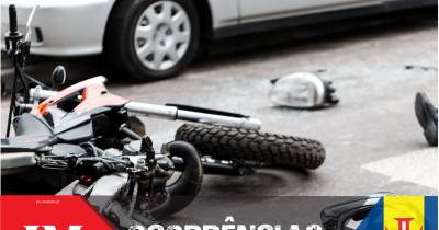 Colisão entre motociclo e automóvel deixa jovem ferido
